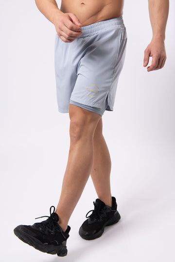 AGILITY Men's Dual-Layer Gym Shorts